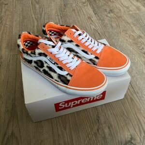 Supreme Van’s Low High Faux Fur Leopard